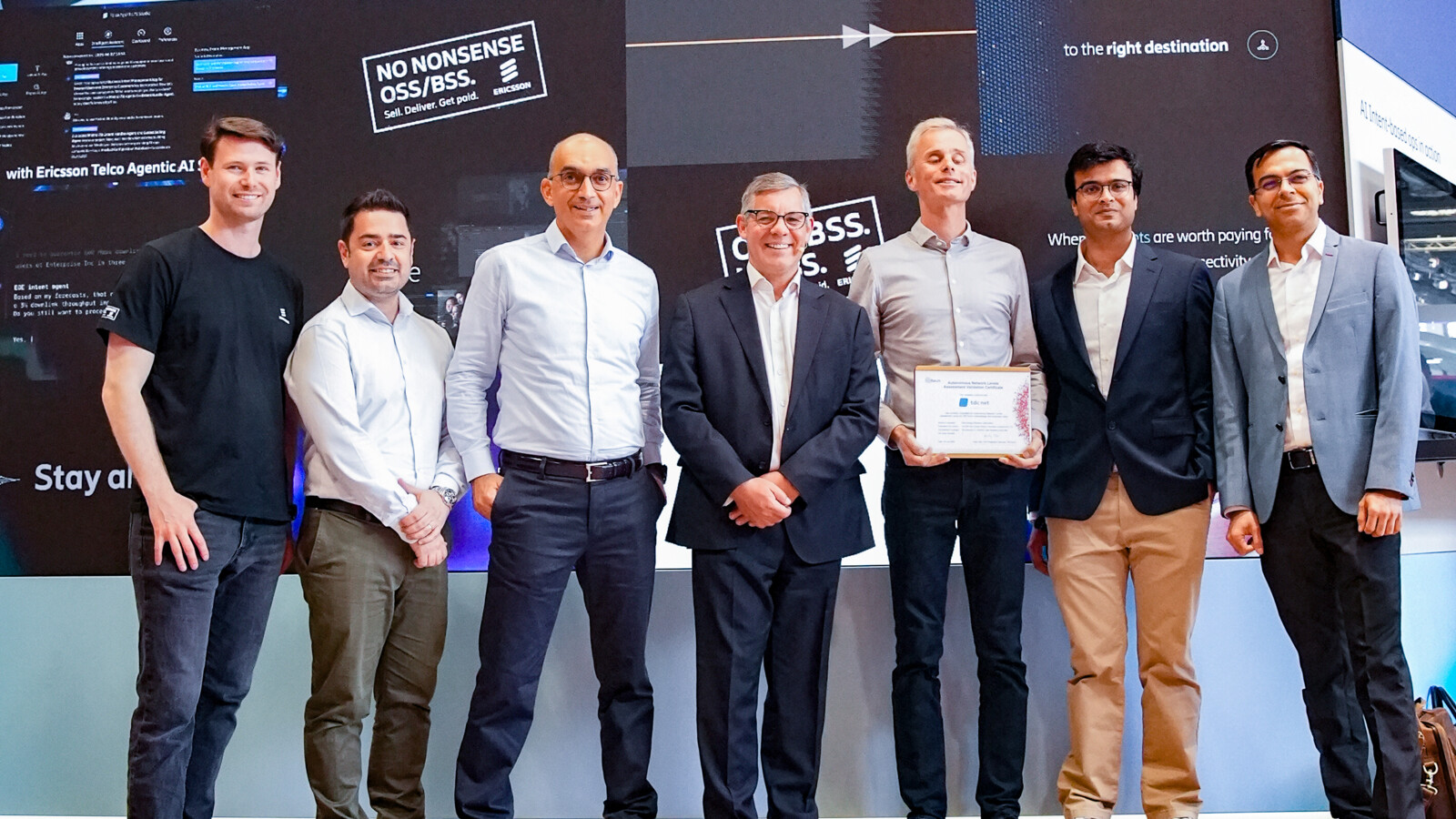 Ericsson and TDC on stage at DTW Ignite