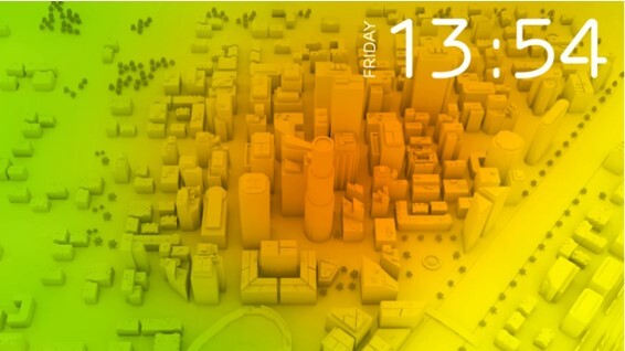 図4: 時間帯によって異なるエリアで発生する高いネットワーク負荷