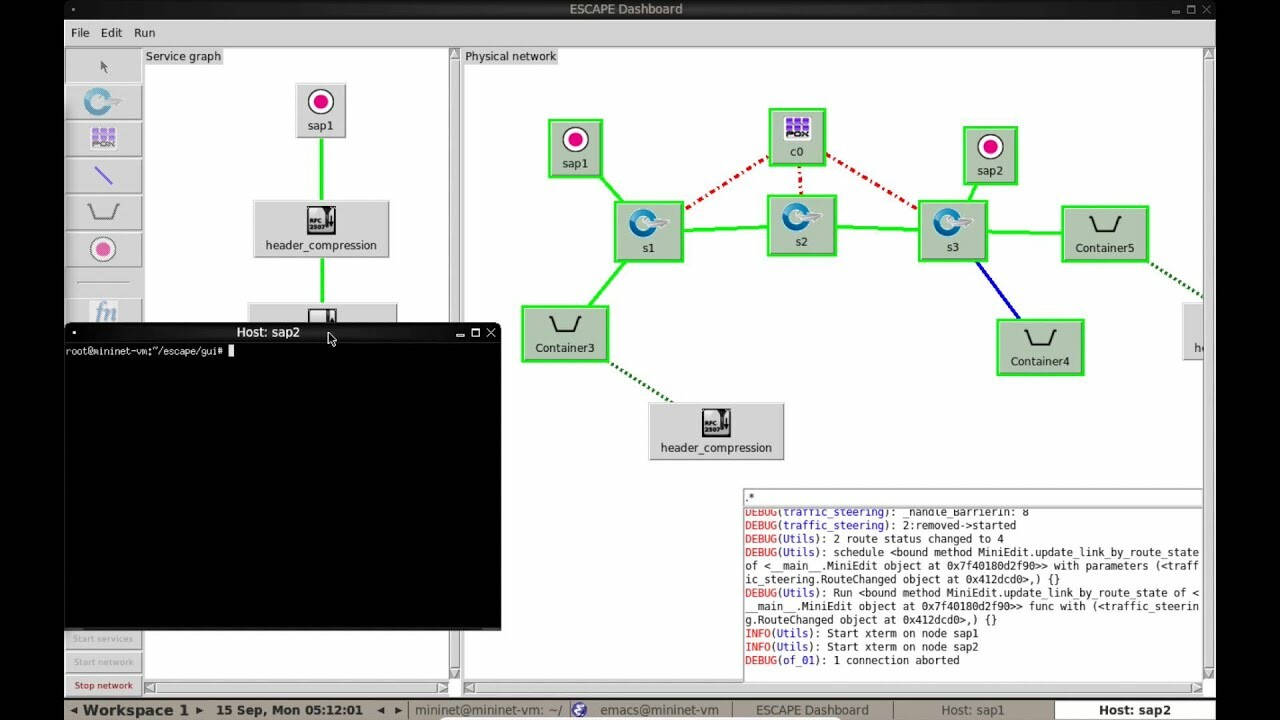 ESCAPE: SIGCOMM 2014 demo