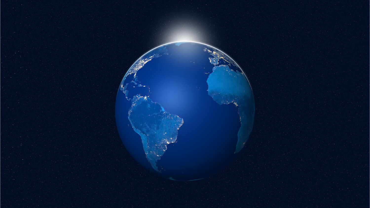 Climate action through technology globe