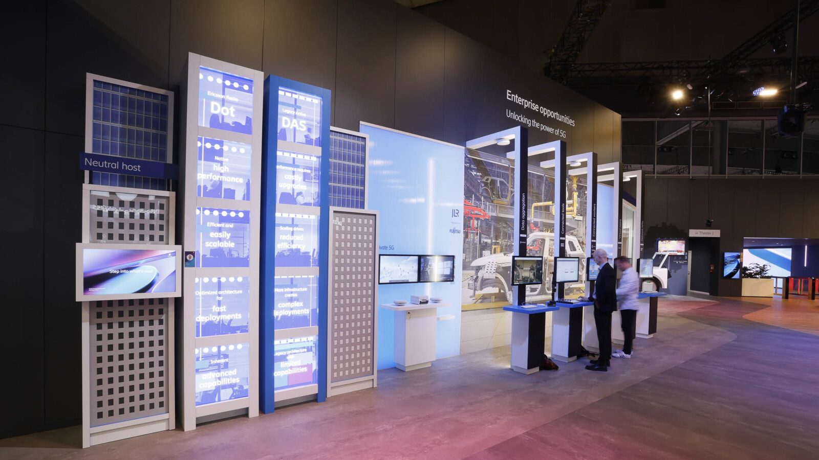 Ericsson's exhibition at MWC