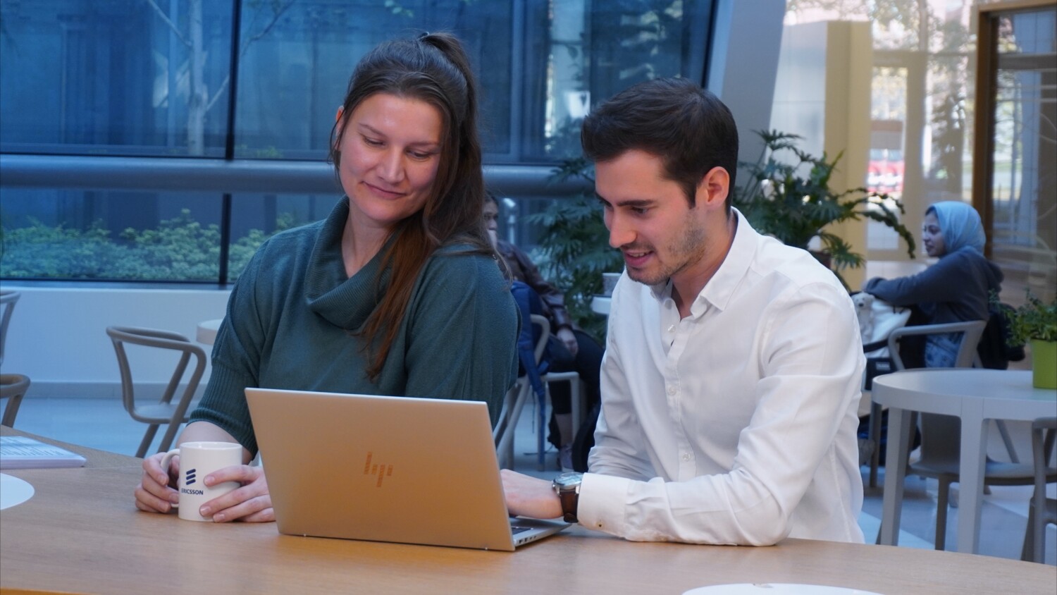 Talent Program participants: Rita Bányai, Miguel Fonseca Goncalves Martinho