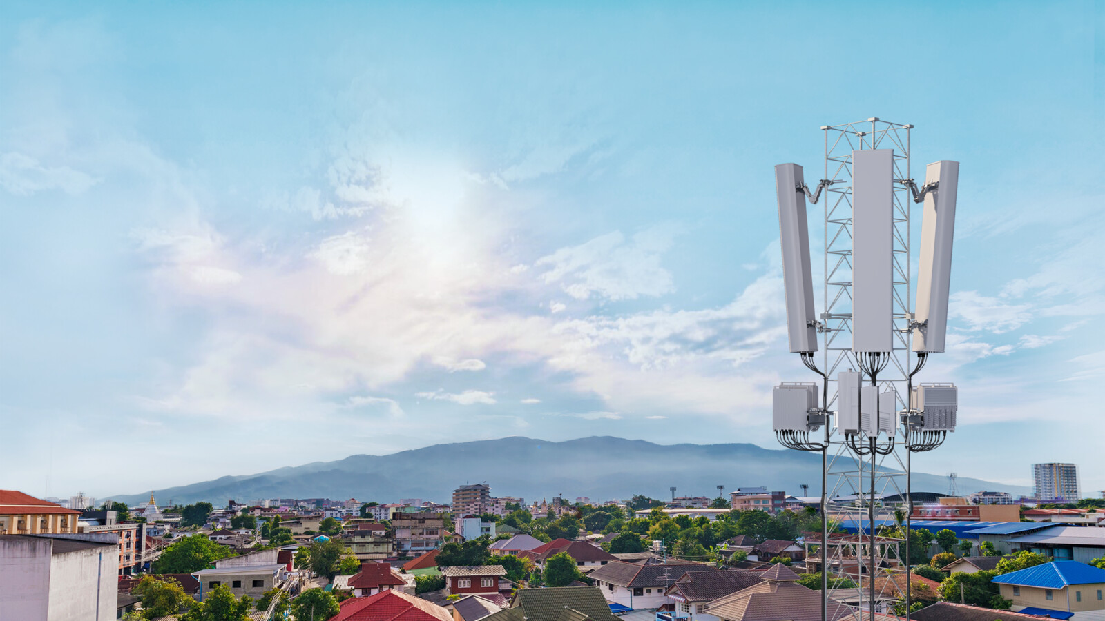 Antenna in urban area