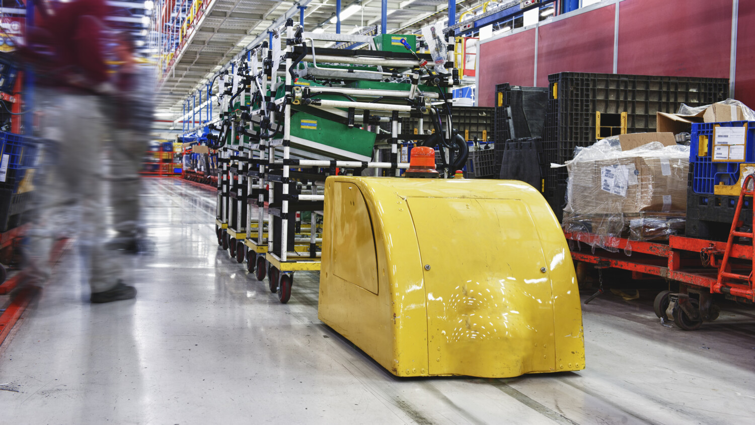 Automated manufacturing floor