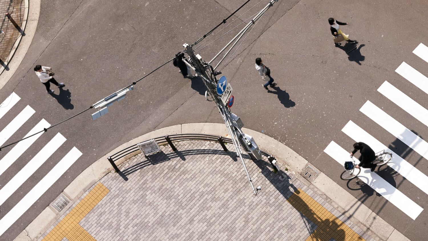 Dense Urban Street Macro