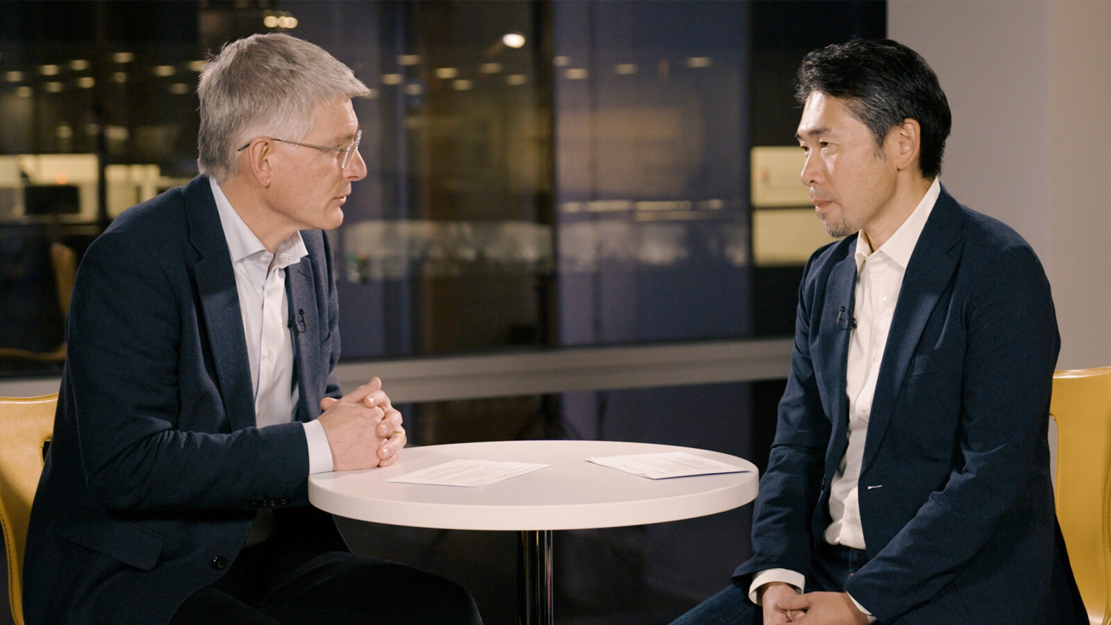 Erik Ekudden, CTO Ericsson and Enrique Blanco, CTIO of Telefonica Group