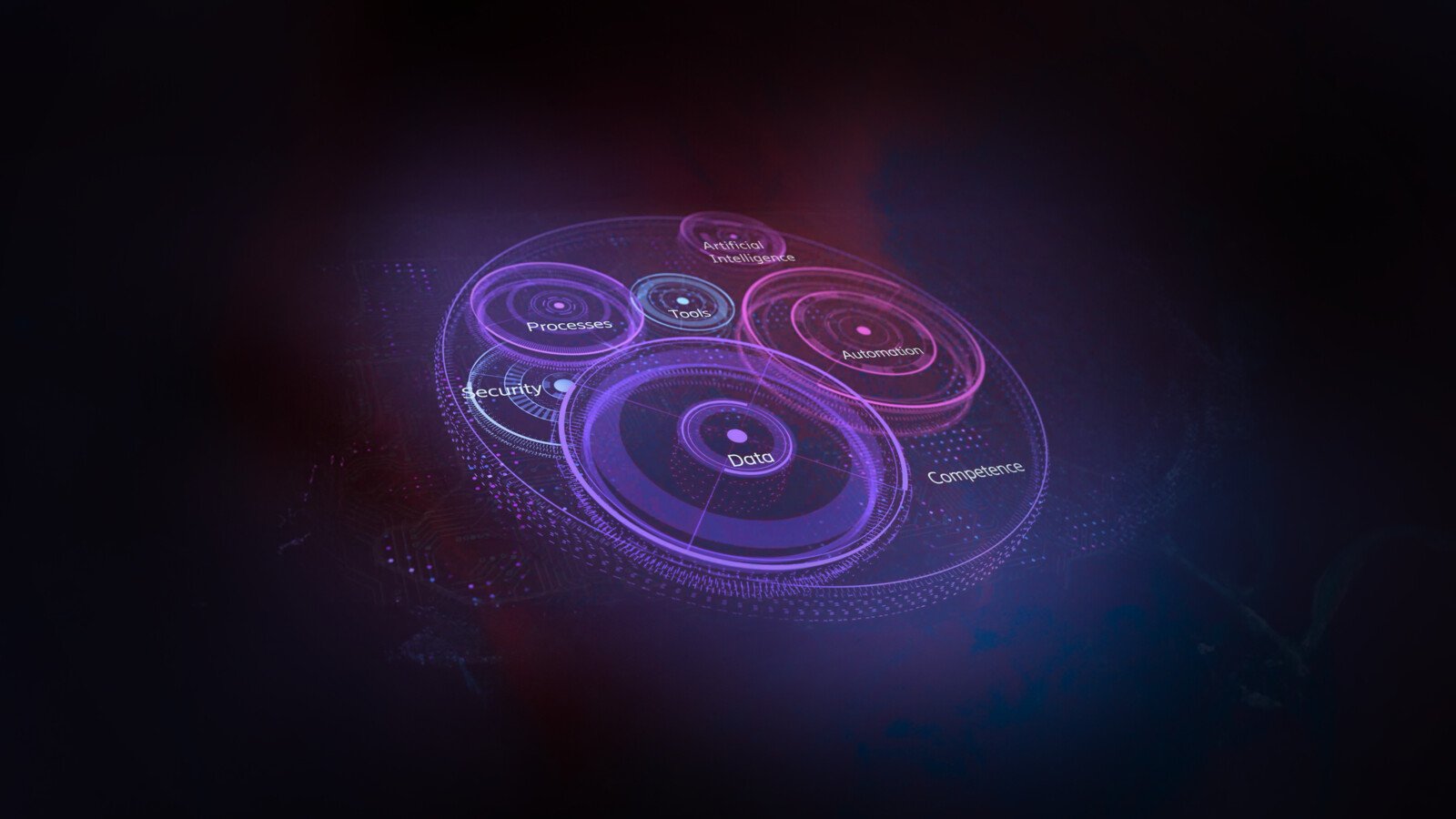 Ericsson Operations Engine clockwork static display from AI video