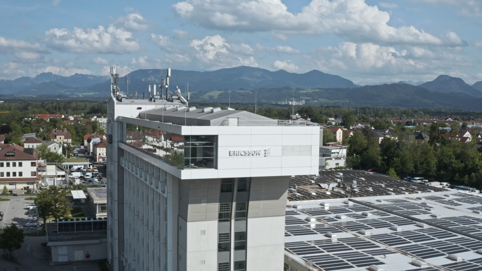 High-rise building of Ericsson Antenna System in Germany