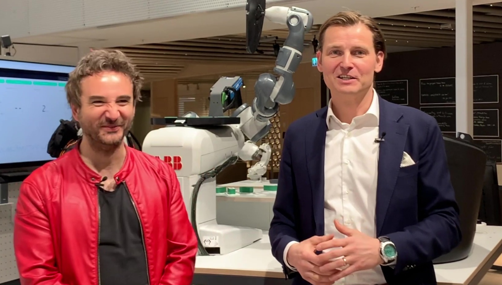 Peter Laurin and Mischa Dohler discussing the future of AI