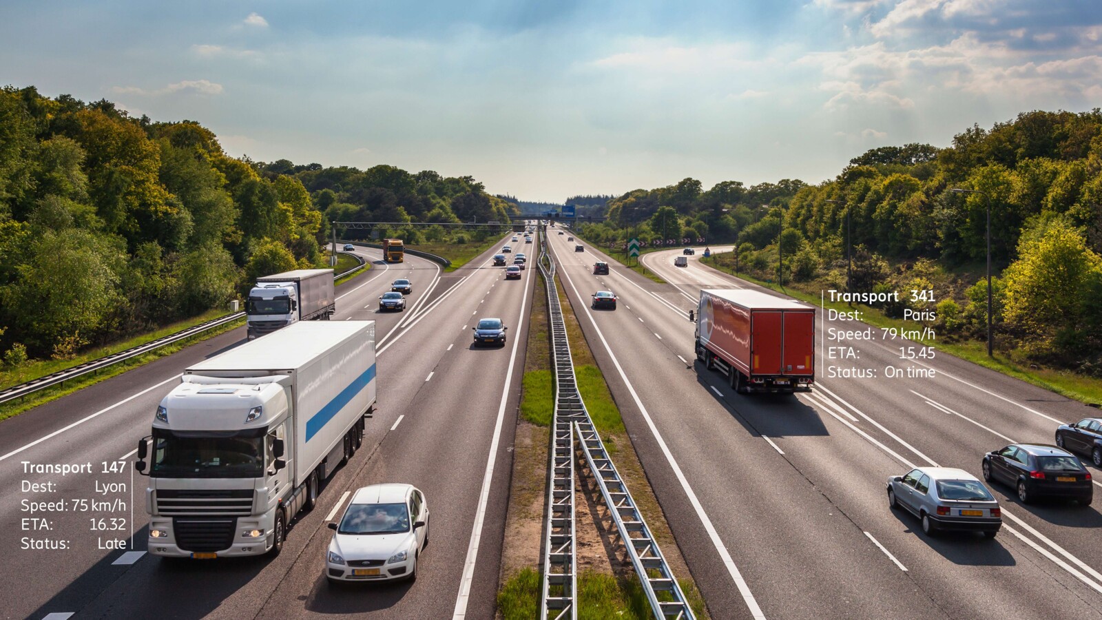 Fleet management monitoring tracking goods