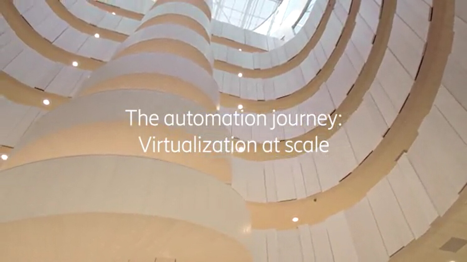 office interior, looking up in a tall building