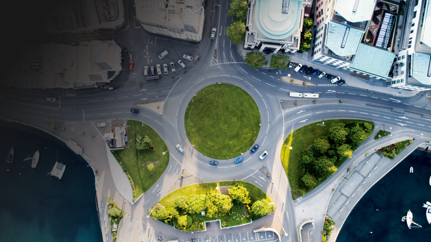 city view from above