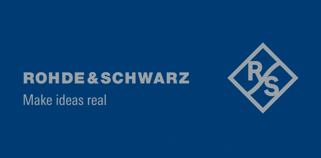 Rohde & Schwarz logo.