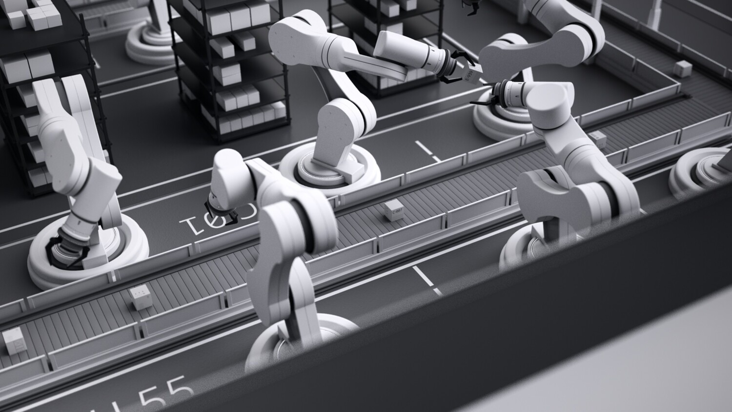 Automated industrial robots