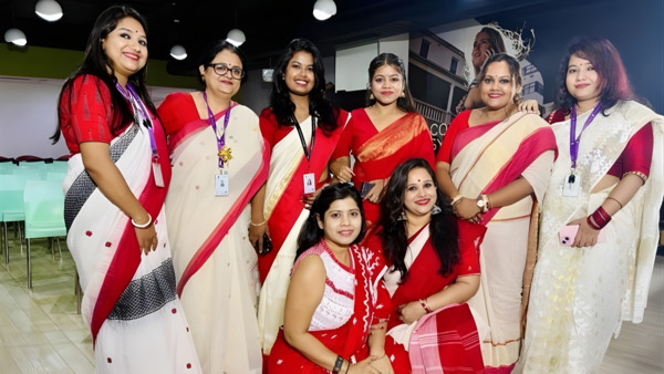 Paromita with her colleagues