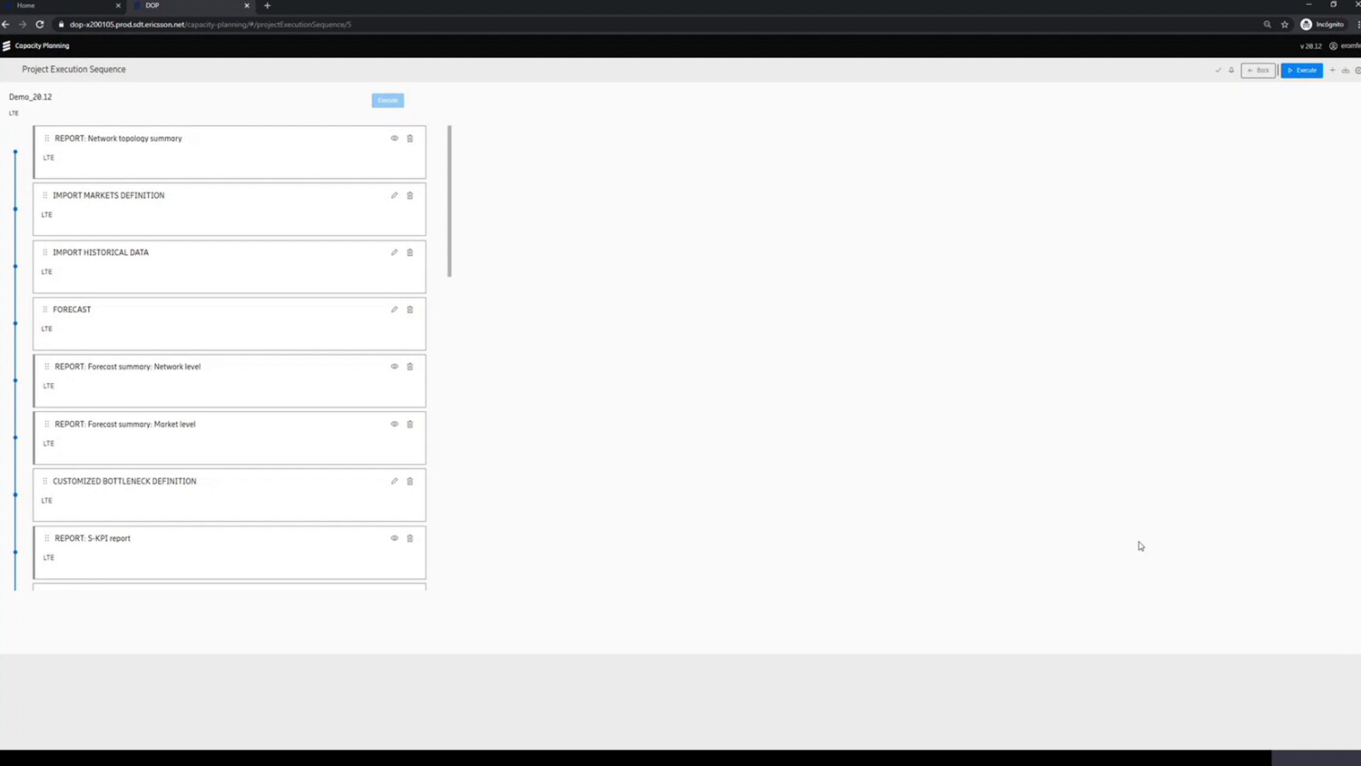 Cognitive planning demo