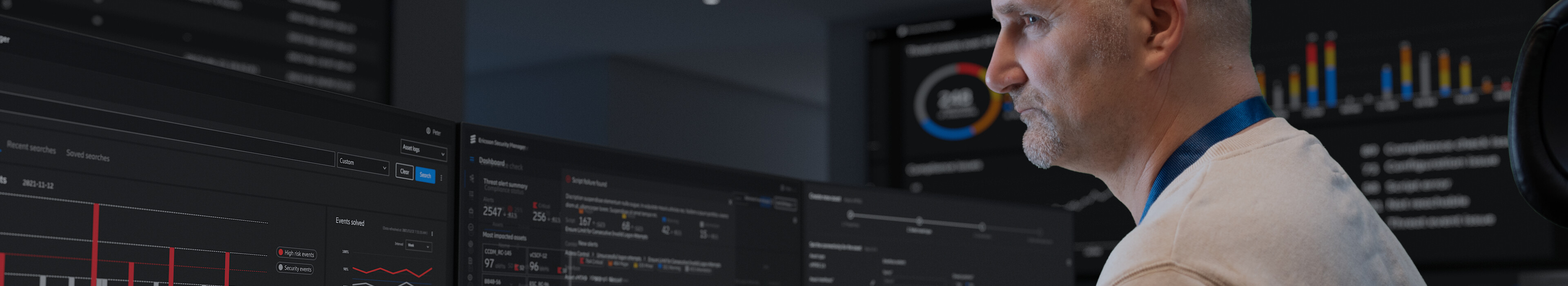 Security Man working in SOC - troubleshooting