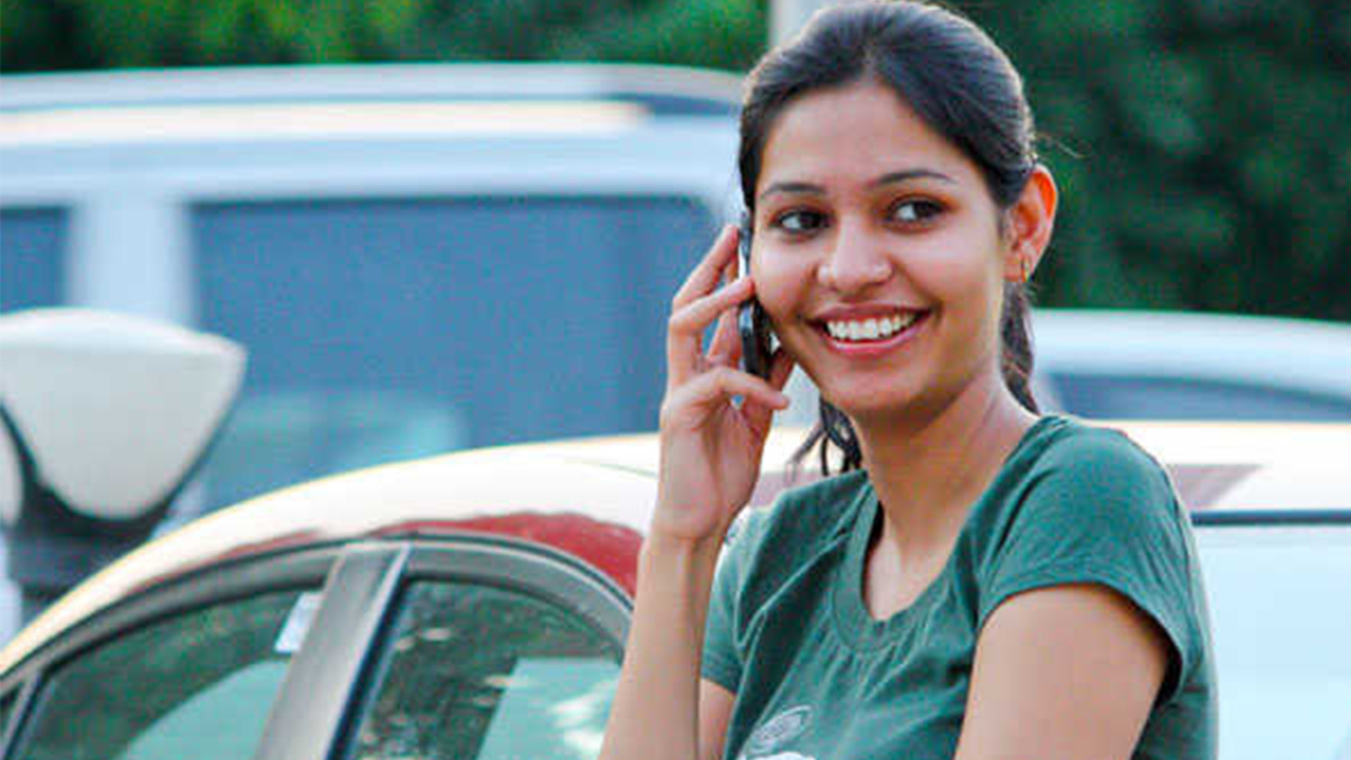 Girl talking on phone