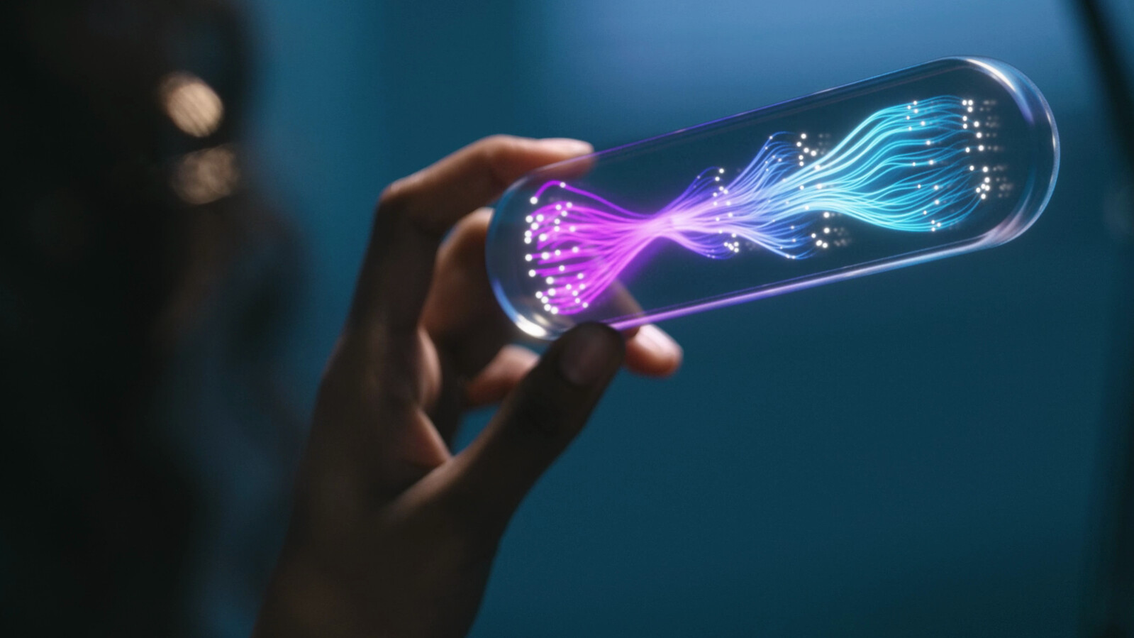 Ericsson key visual with a vibrant color capsule