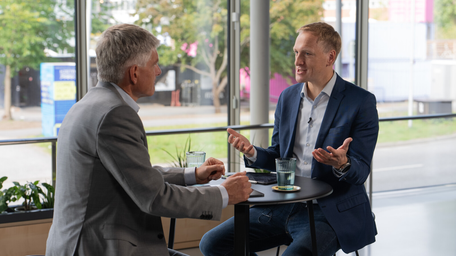 Erik Ekudden and Juergen Mueller CTO and Member of the Executive Board of SAP