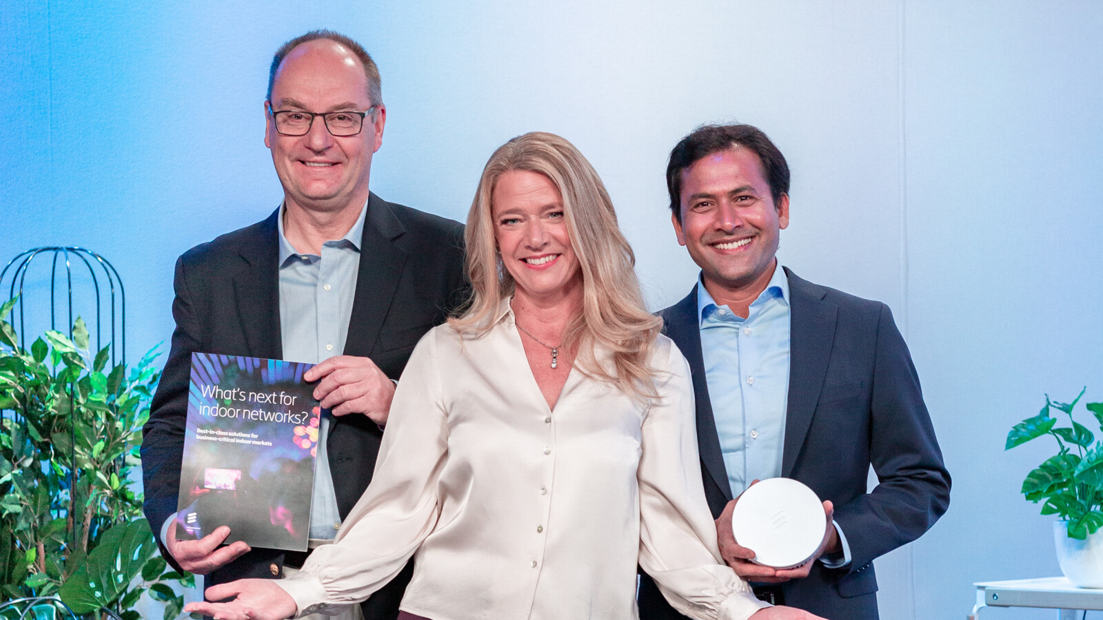 Magnus Kristersson, Lena Forsberg and Partha Sarathy Konakanchi.