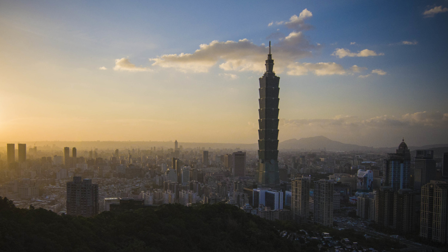 City view of Taipei