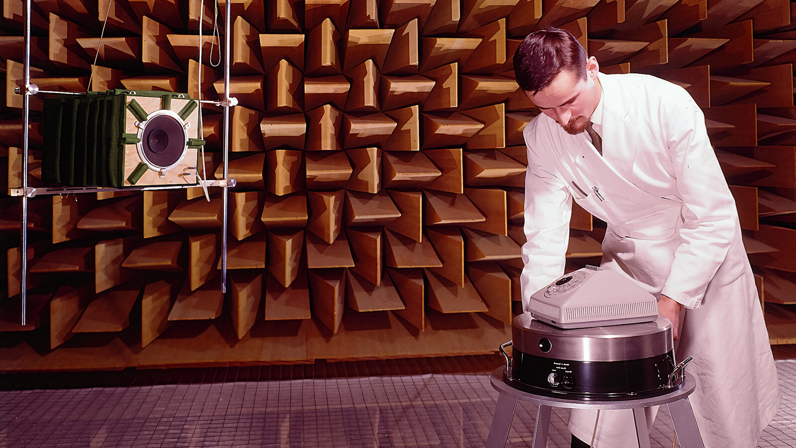 Telephone, orator, Ericovox sound test 1957.