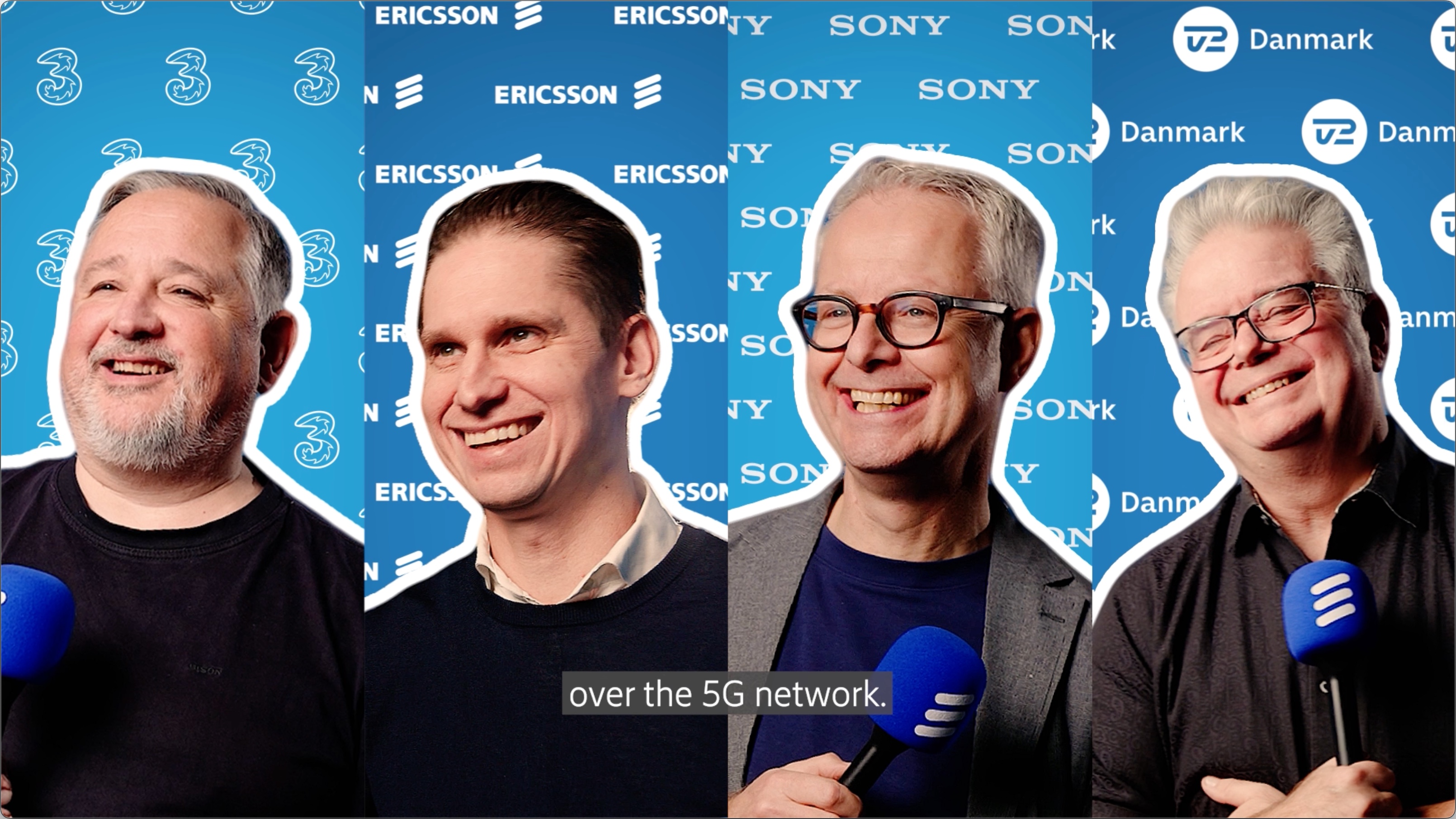 Ericsson, 3 Denmark, TV 2 and Sony kick off a new era of live sports broadcasting.