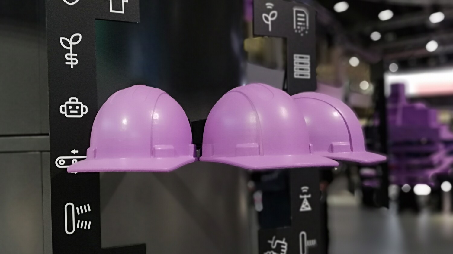 Video playing at Ericsson Hall MWC 2019