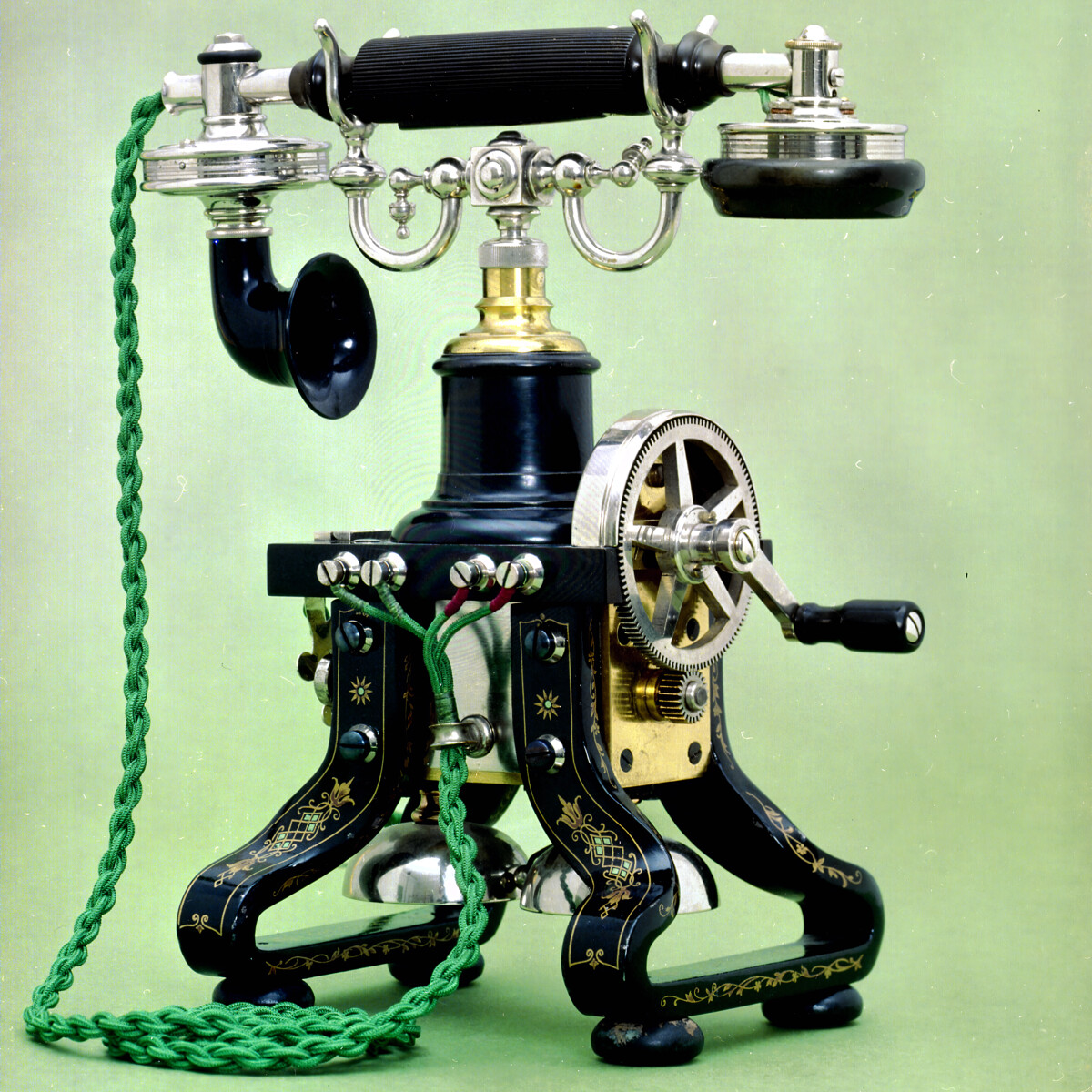 Telephone, 1892 table model.