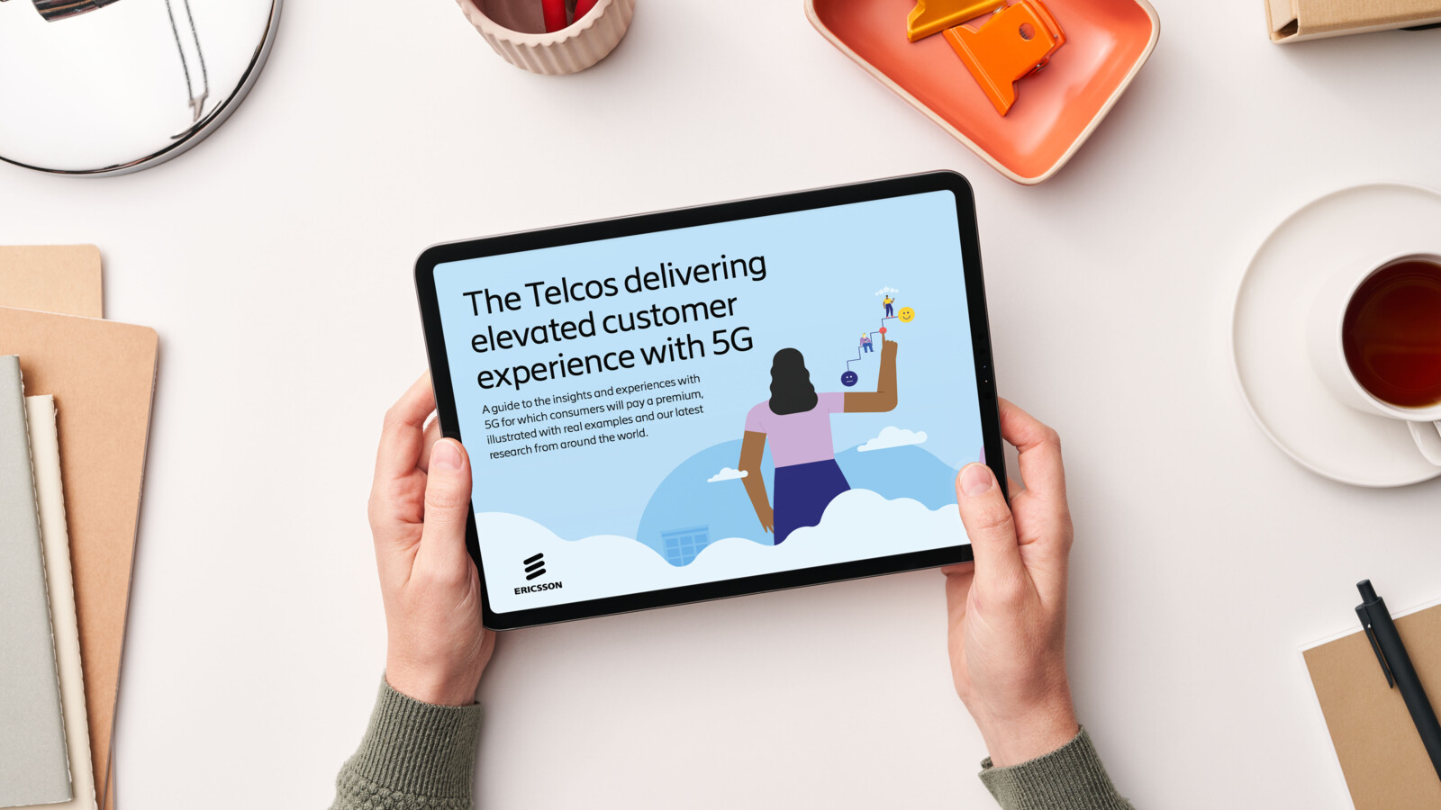 Cover of The Telcos delivering elevated customer experience with 5G.
