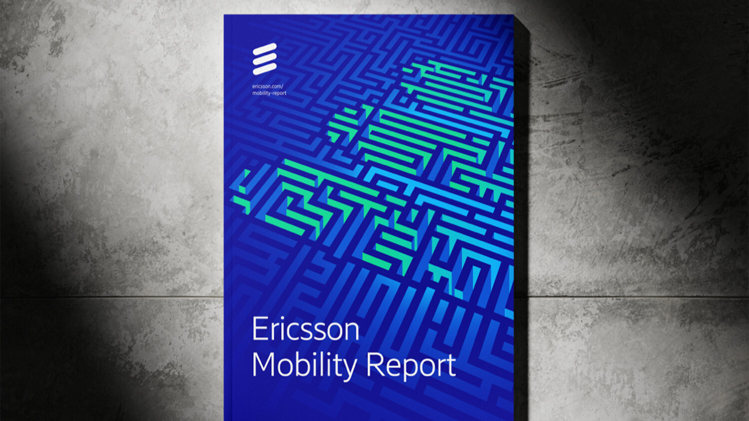 Cover of latest Ericsson Mobility Report.