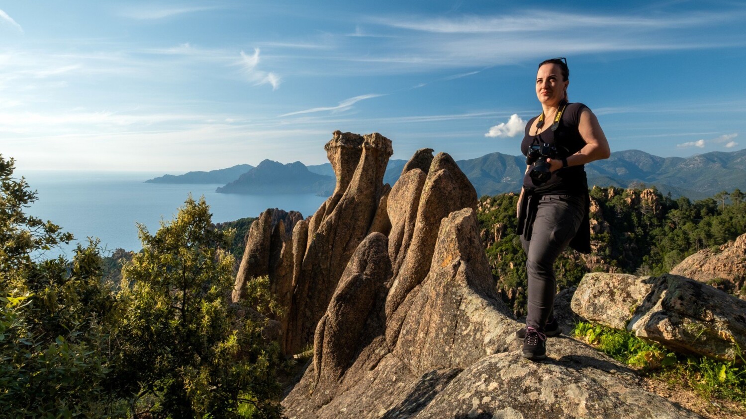 photo of Krisztina Nagy in the hills
