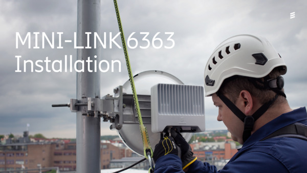 Video thumbnail: MINI-LINK 6363 Installation