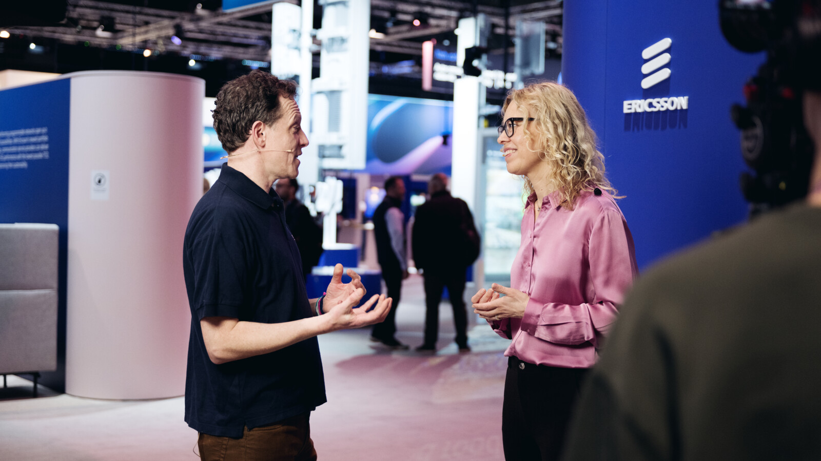 Cecilia Atterwall at Ericsson and Andrew Murphy at BBC R&D.