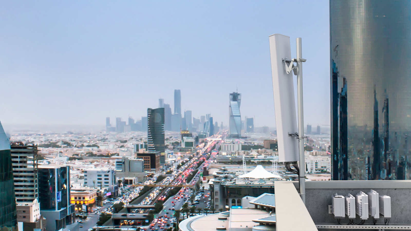 Urban site deployment in Riyadh, Saudi Arabia