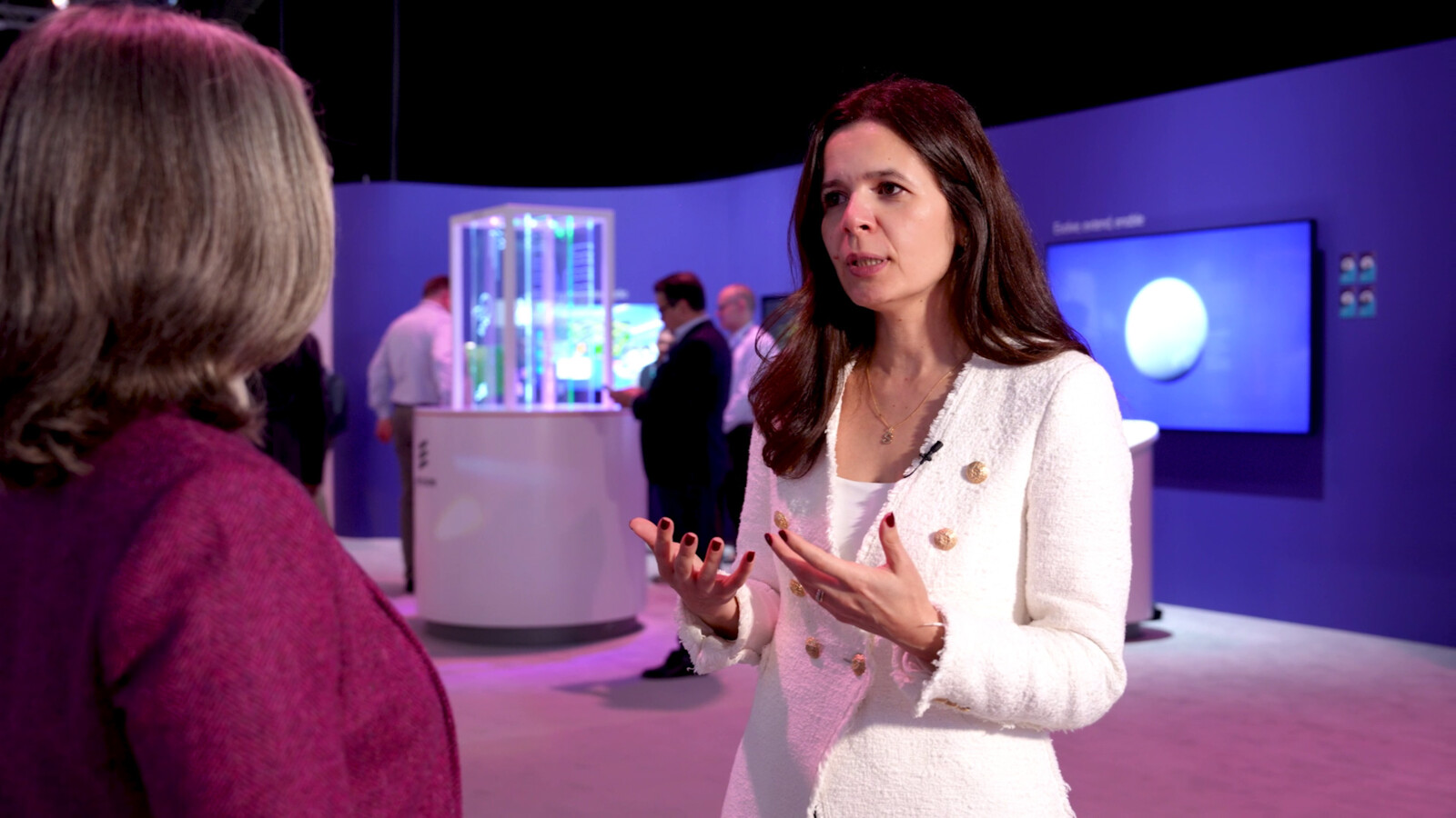 Dr Sibel Tombaz at MWC 2025.