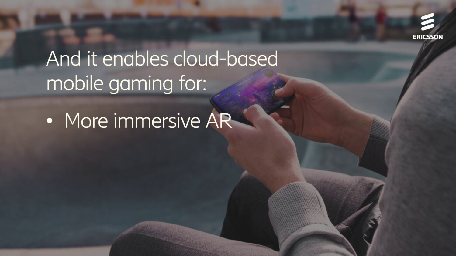 Ericsson Wired Landing page video Gaming