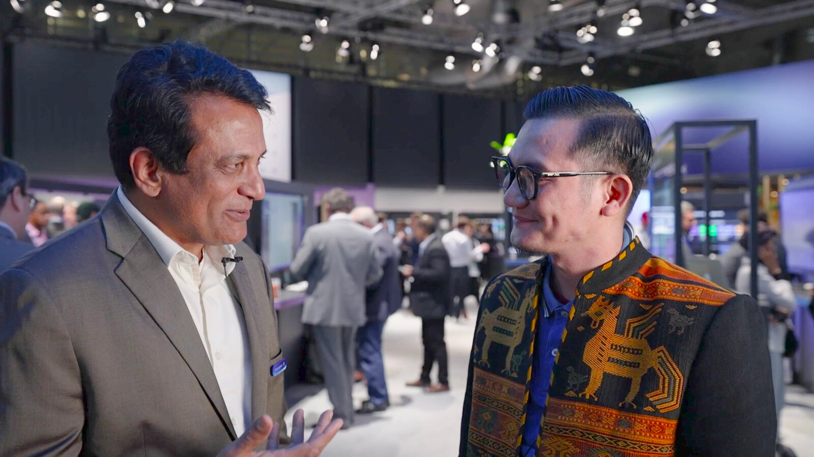 Telkomsel executive interview at Ericsson booth at MWC 2024