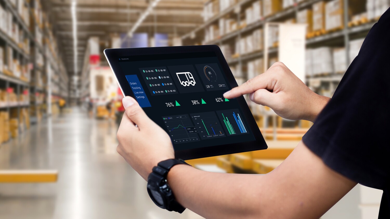 Secure monitoring on a tablet in a factory enabled by Ericsson-powered 5G private network