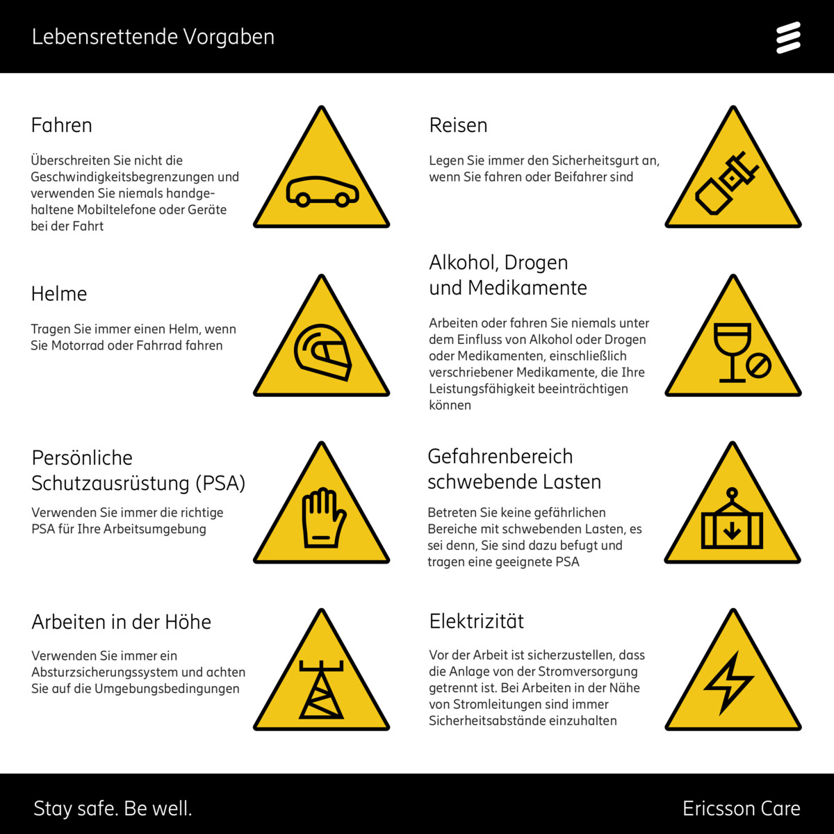 Lebensrettende Vorgaben