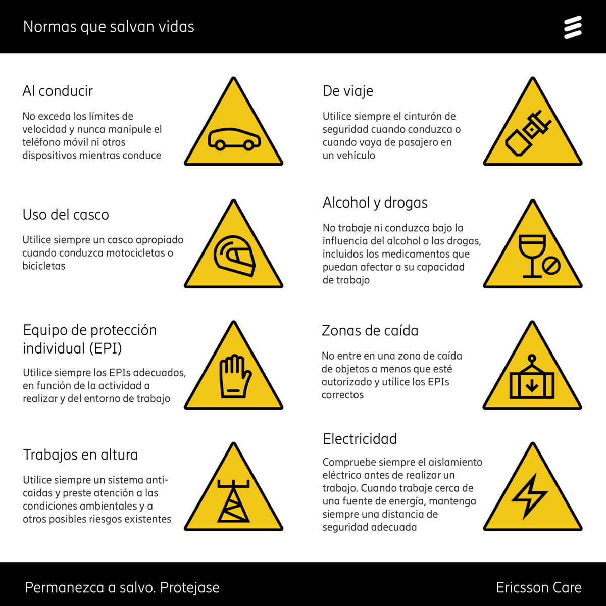 Normas que salvan vidas.