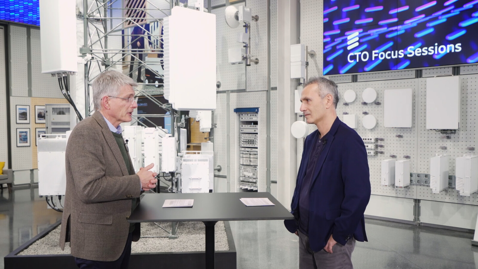 Erik Ekudden and Bruno Zerbib, CTIO of the Orange Group