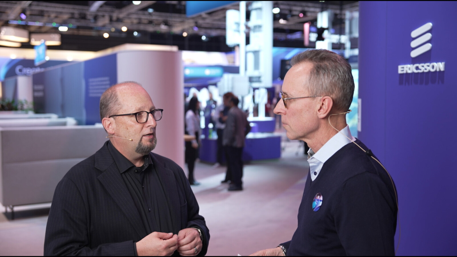 Peter Linderat Ericsson and Jim Blanch at Litmus.