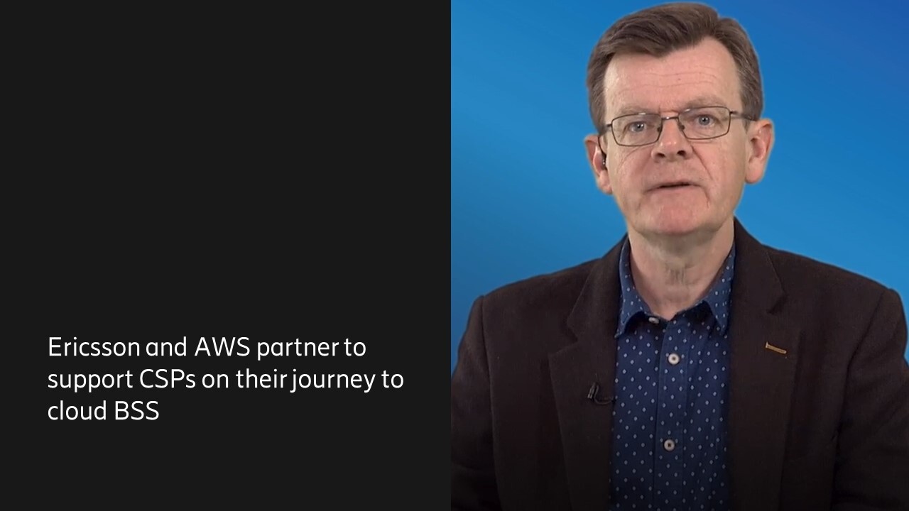 Ericsson and AWS partner to support CSPs on their journey to cloud BSS.
