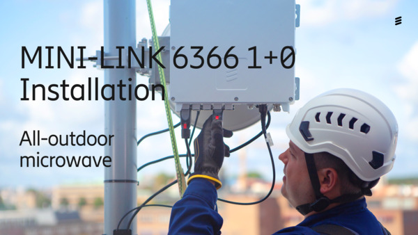 Video thumbnail: MINI-LINK 6366 1+0 Installation