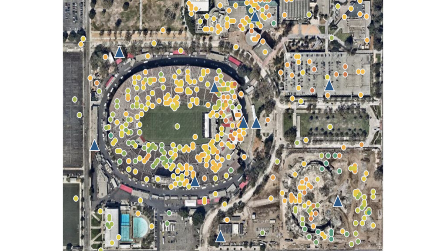 A tableau dashboard of our physical environment
