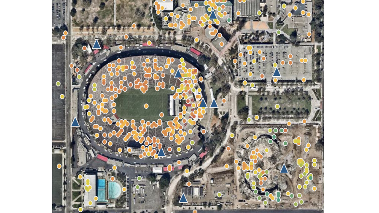 A tableau dashboard of our physical environment