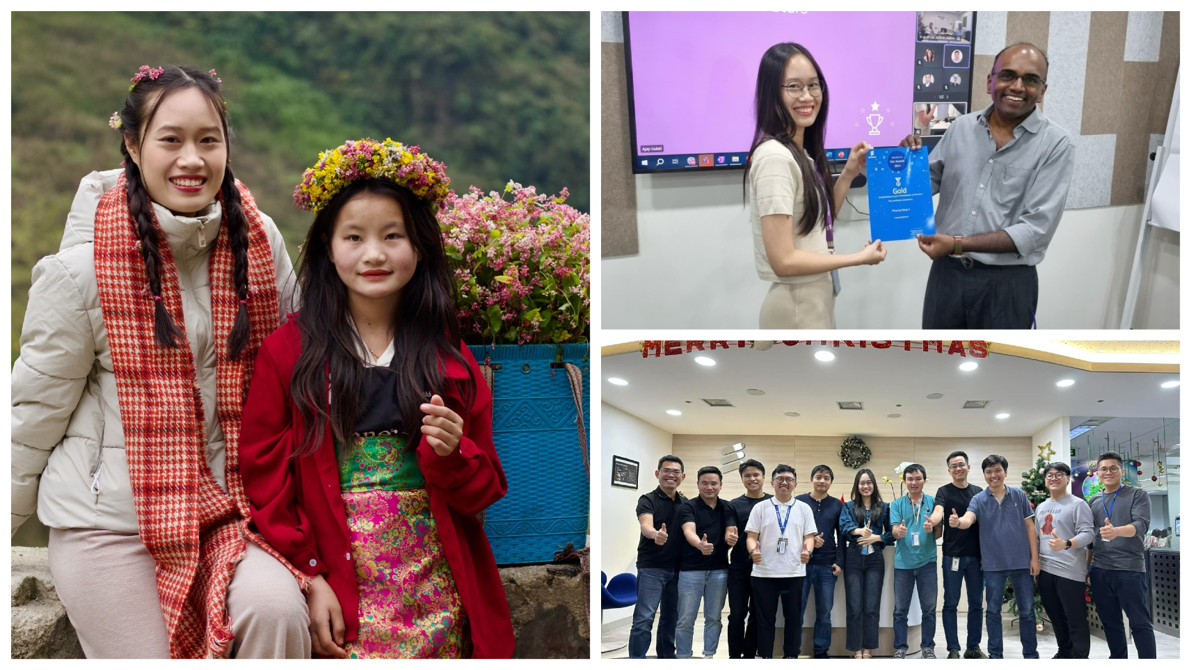 Phuong at work - Ericsson Vietnam.