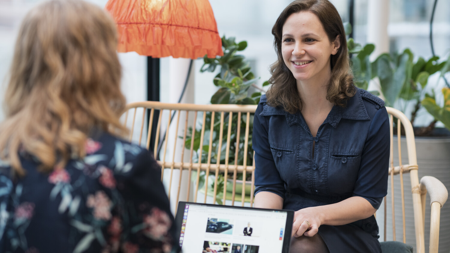 Women having discussion